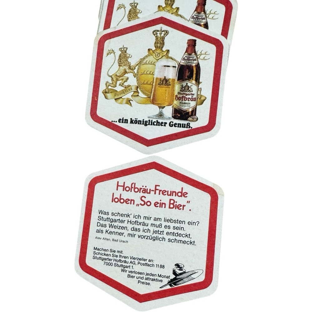 Lot Of 54 Vintage German Beer Coasters From The 80's - Picture 10 of 13